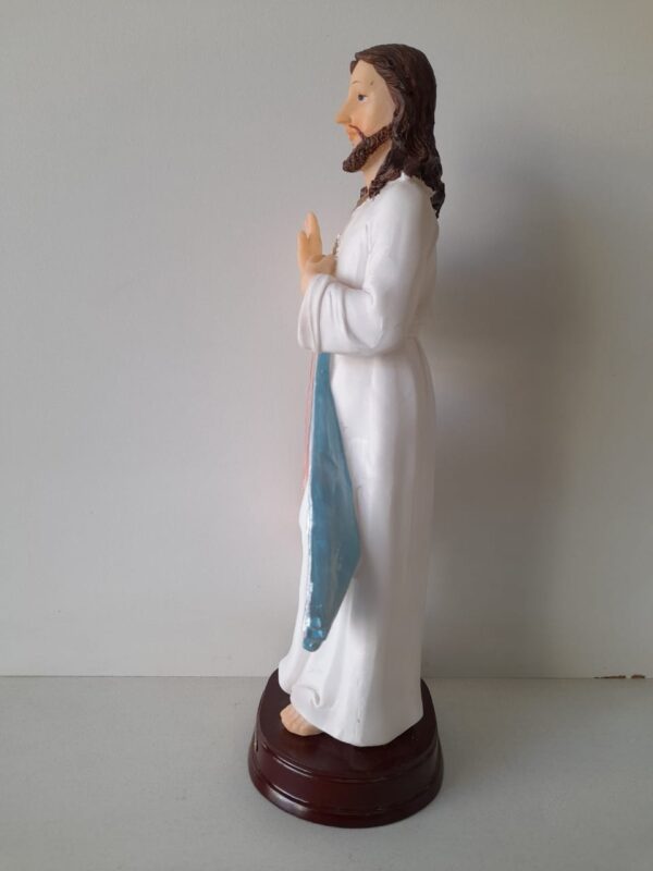 Jesus Misericordioso 20cm Resina - Imagem 2