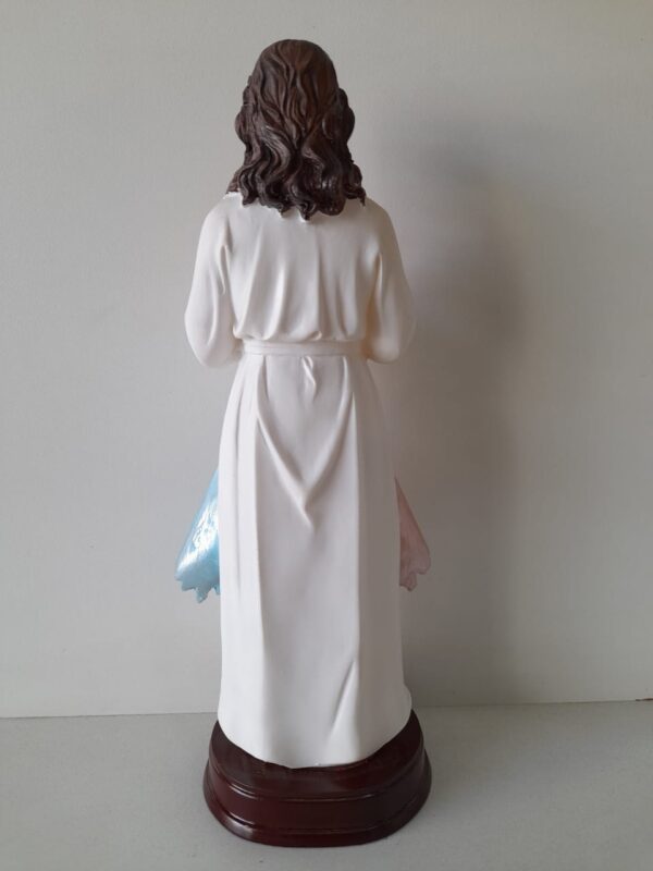Jesus Misericordioso 20cm Resina - Imagem 3