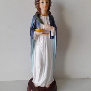 Santa Luzia 20cm Resina