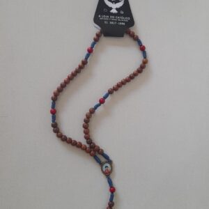 Pulseira Terço Carlo Acutis Madeira