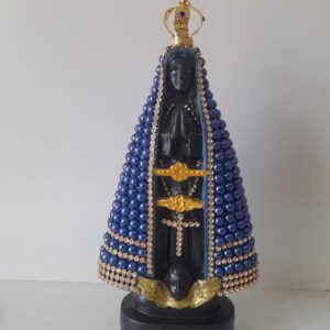 Aparecida Perolada 18cm Gesso