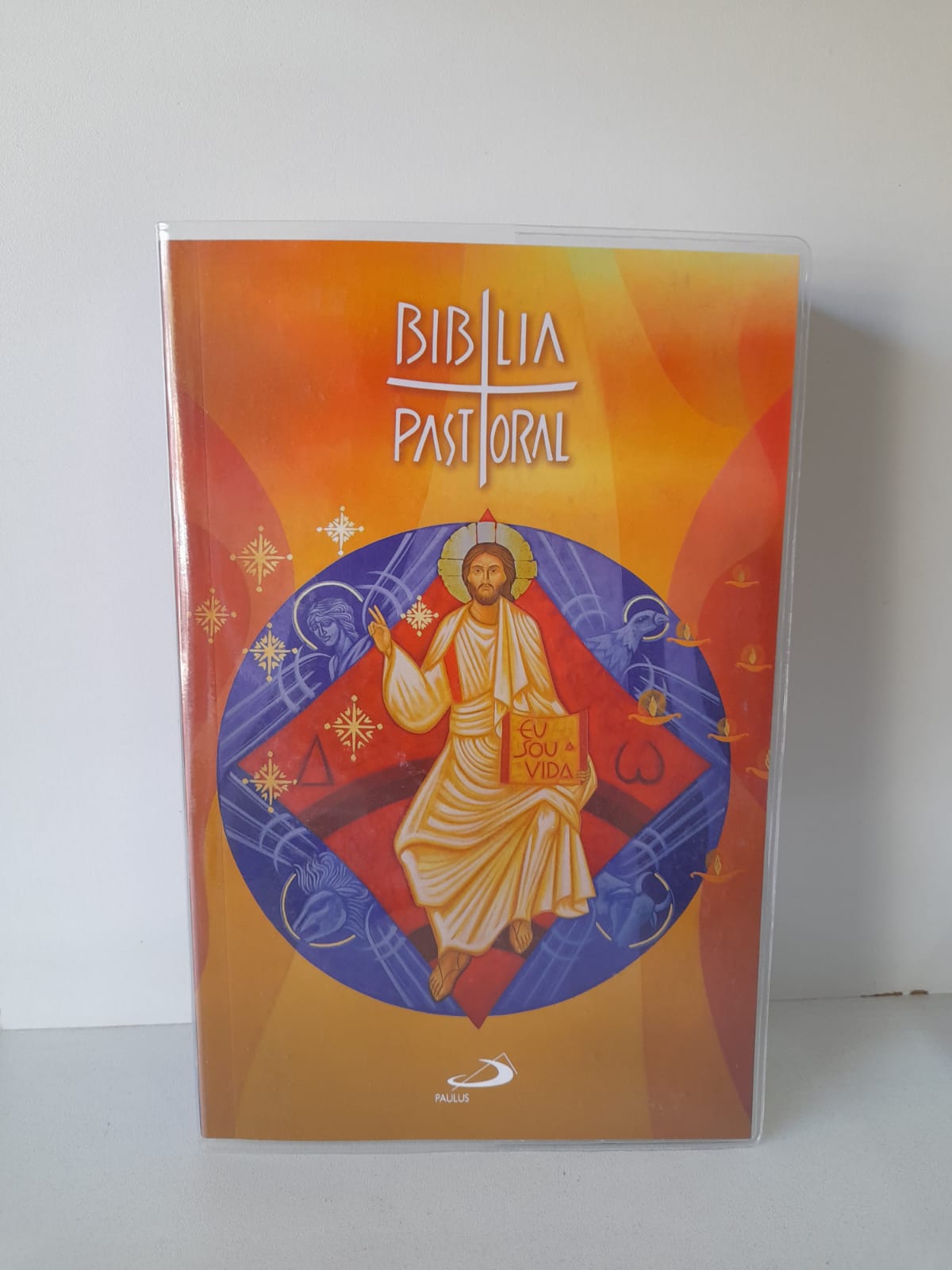 Bíblia Pastoral Media Capa Cristal Colorida