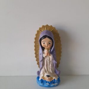 Guadalupe Baby 12cm Gesso