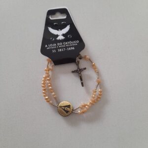 Pulseira Terço Aparecida Cristal