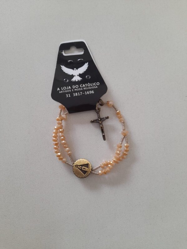 Pulseira Terço Aparecida Cristal