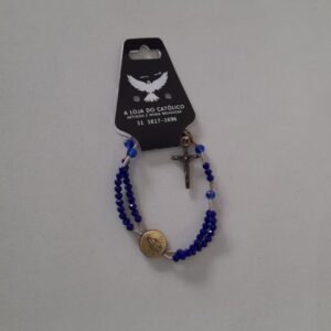 Pulseira Terço Cristal N.S. Das Graças