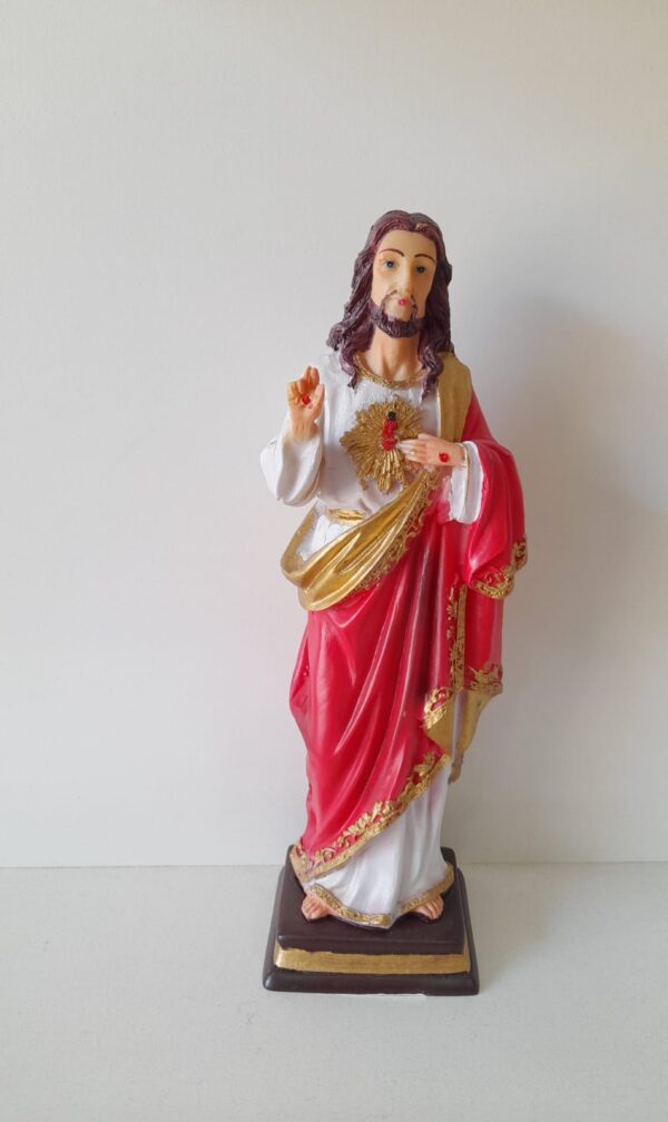 Sagrado Coração De Jesus 20cm Resina