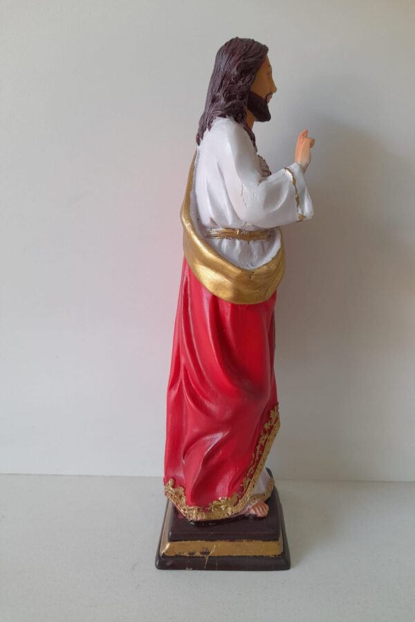 Sagrado Coração De Jesus 20cm Resina - Imagem 2
