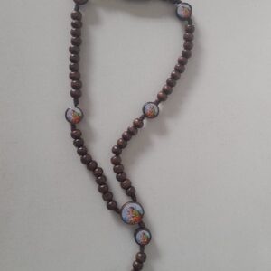 Terço Madeira Pai Nosso Redondo