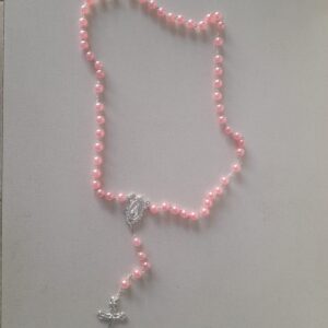 Terço Perolado Rosa