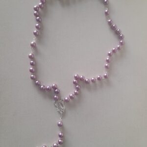 Terço Perolado Lilás