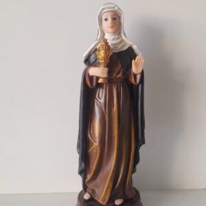 Santa Clara 20cm Resina