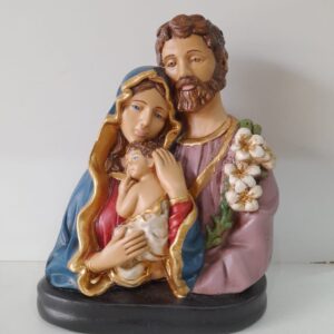 Sagrada Família Busto 30cm Gesso