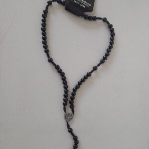 Terço Madeira Imbuia São Bento Preto