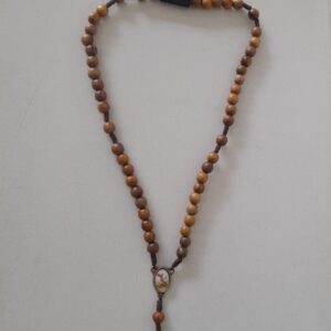 Terço Madeira Imbuia São Jorge