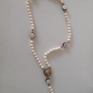 Terço Resina Palha Sagrada Família