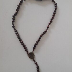 Terço Madeira Imbuia Aparecida