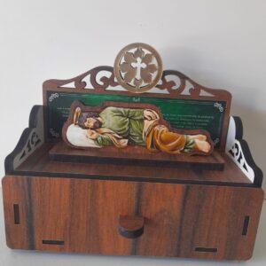 Oratório Com Gaveta São José Dormindo MDF