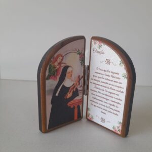 Mini Oração De Mesa Santa Rita