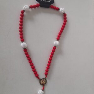 Terço Fosco Santa Terezinha Com Perola Craquelada