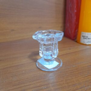 Castiçal De Vidro Mini Sextavado