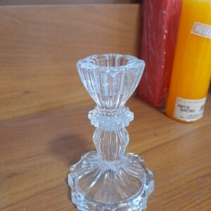 Castiçal De Vidro Médio