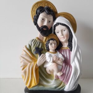 Sagrada Família Busto 17cm Gesso