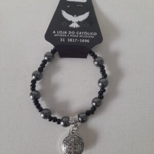 Pulseira Hematita São Bento