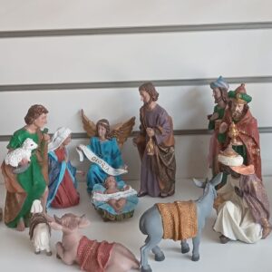 Presépio Resina 20cm Com 11 Peças (Cod 2102)