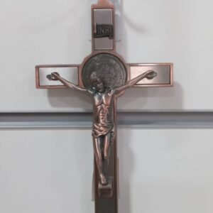 Crucifixo Metal São Bento (Cod 4645)