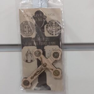 Cruz De Mão Livrai-nos Do Mal Pequena(Cod 2114)