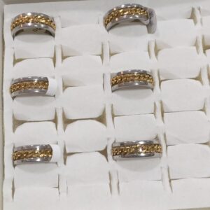 Anel Coroa De Cristo Aço Inox (Cod 5536)