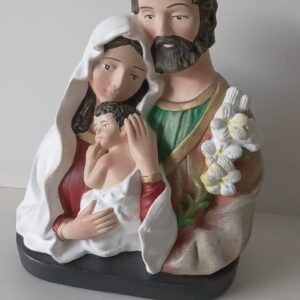 Sagrada Família Busto 17cm Gesso (Cod 753)