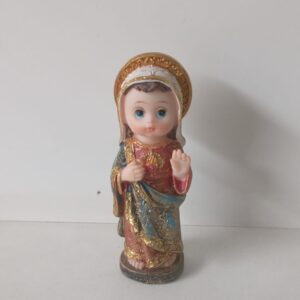 Sagrado Coração De Maria Infantil 12cm Resina (Cod 5491)
