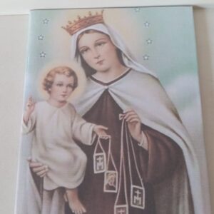 Caderno Brochura Capa Dura Pequeno N.S. Do Carmo 48 Folhas (Cod 4987)