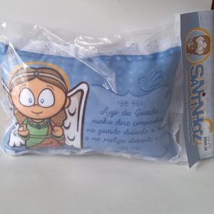 Travesseiro Anjo Da Guarda Azul (Cod 4757)