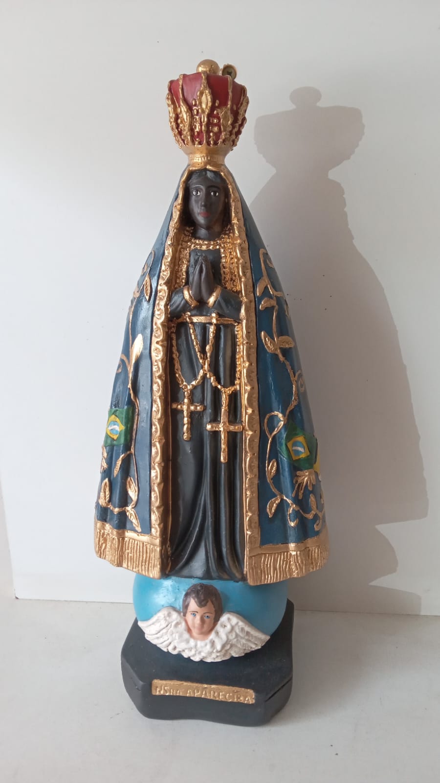 N.S. Aparecida 30cm Gesso (Cod 1897)