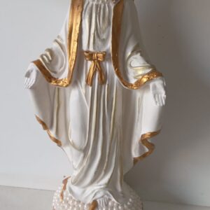 N.S. Das Graças Com Perolas 30cm Gesso (Cod 295)