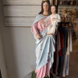 Nossa Senhora do Rosário 60cm gesso