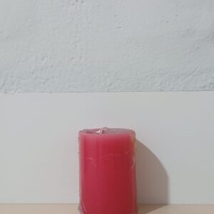 Vela litúrgica de altar10cmx70mm rosa