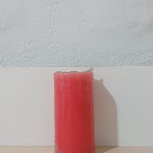 Vela litúrgica de altar 14cmx70mm rosa