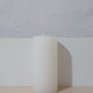 Vela litúrgica de altar 14cmx70mm branca